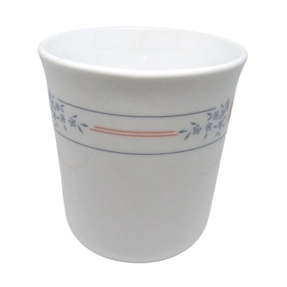 Corningware Vtg Blue & Discontinued Apricot Grove Floral Coffee Tea Mugs Cups Se - Picture 4 of 7